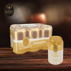 Cerveza Lata Six Pack CLUB COLOMBIA DORADA 330 ml
