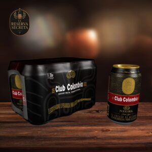 Cerveza Lata Six Pack CLUB COLOMBIA NEGRA 330 ml