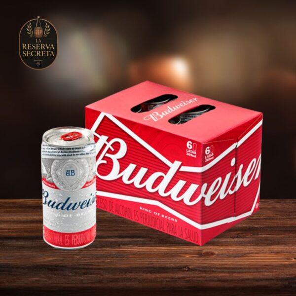 Cerveza Lata Six Pack BUDWEISER 269 ml