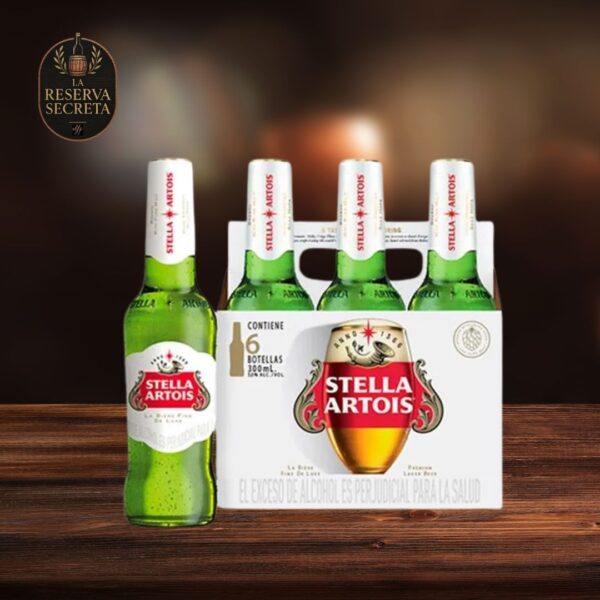 Cerveza Botella Six Pack STELLA ARTOIS 300 ml