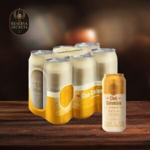 Cerveza Lata Six Pack CLUB COLOMBIA DORADA 269 ml