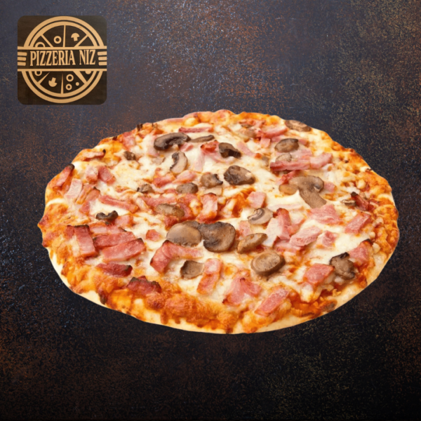 PIZZA COMBINADA POLLO JAMON CHAMPIÑON
