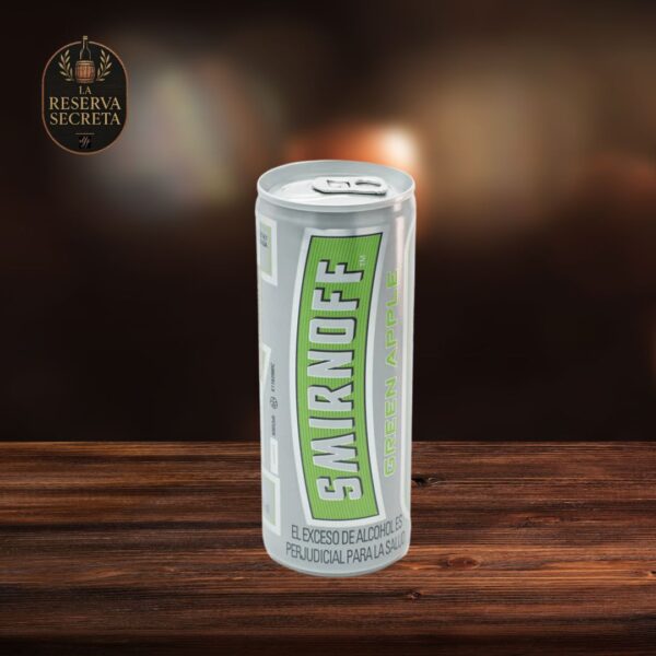 Coctel SMIRNOFF ice GREEN APPLE en lata 250 ml