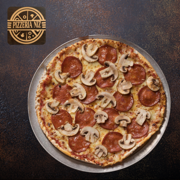 PIZZA PEPERONI CHAMPIÑON